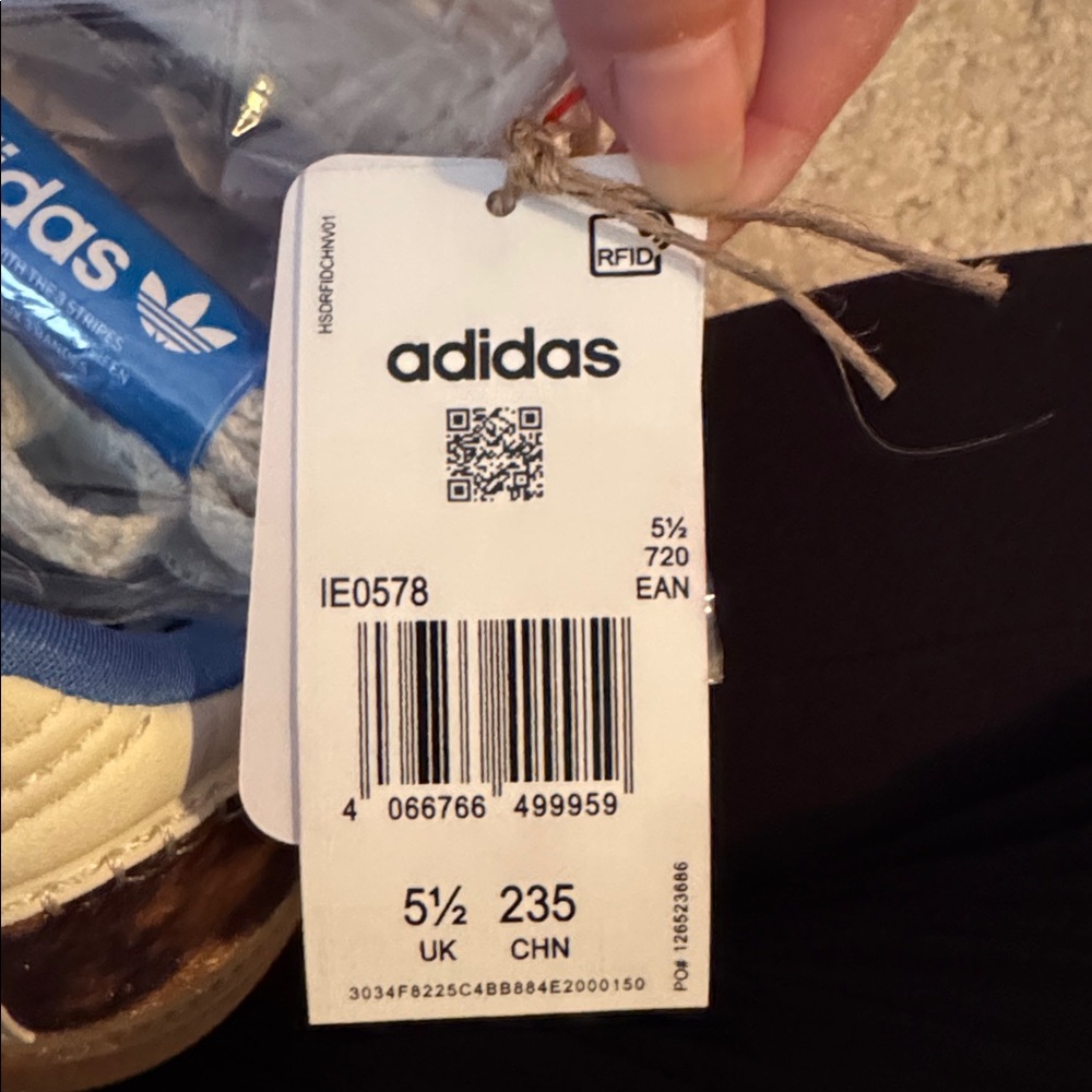 Adidas Wales Bonner Samba Pony Tonal Low Trainers Women’s Size 7 - Picture 8 of 9